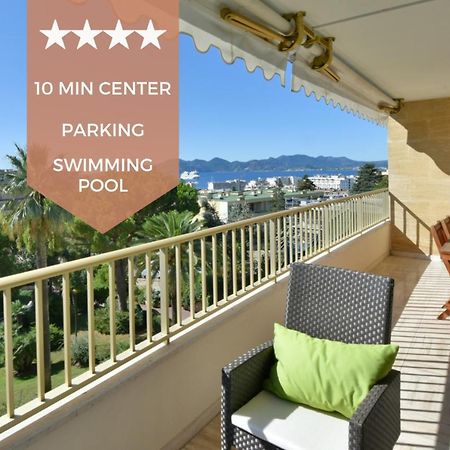Close To Downtown Cannes Swimming Pool And Sea View Ngoại thất bức ảnh